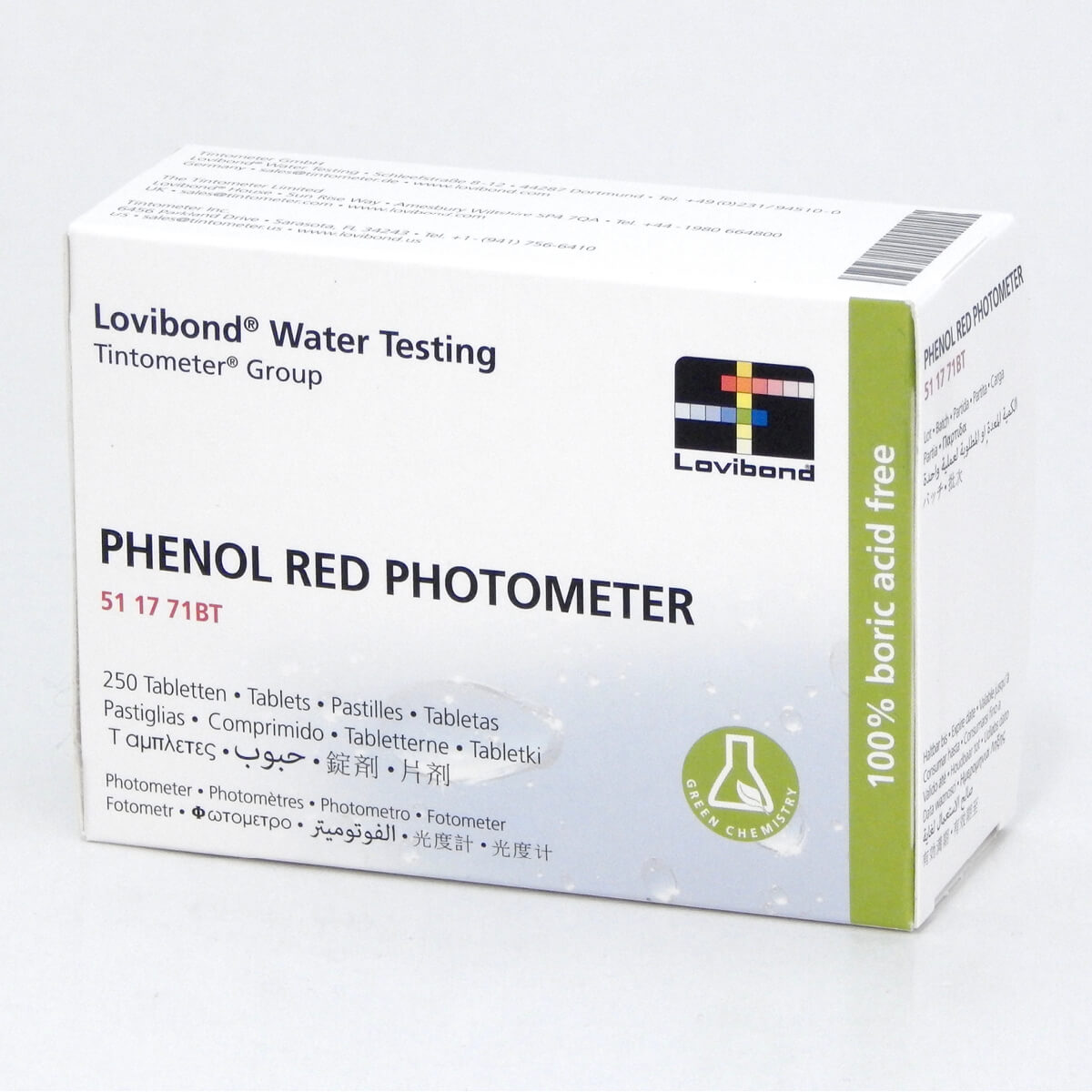 Phenolred tablete 250/1 za fotometar