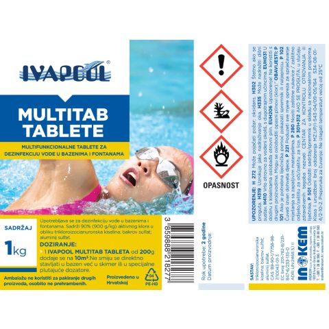 Ivapool Multitab multifunkcionalne klorne tablete 1 kg