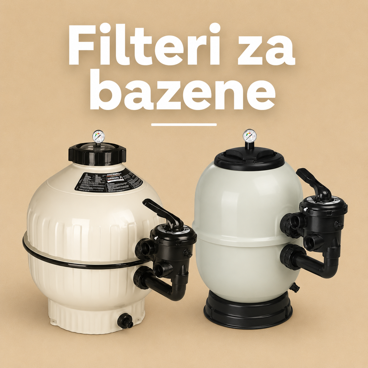 Pješčani filter za bazen za filtraciju i čišćenje vode na water.hr