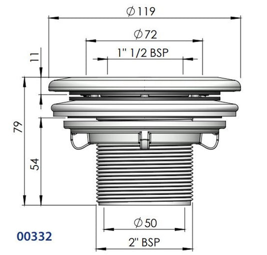 Mlaznica za usis model Multiflow za liner