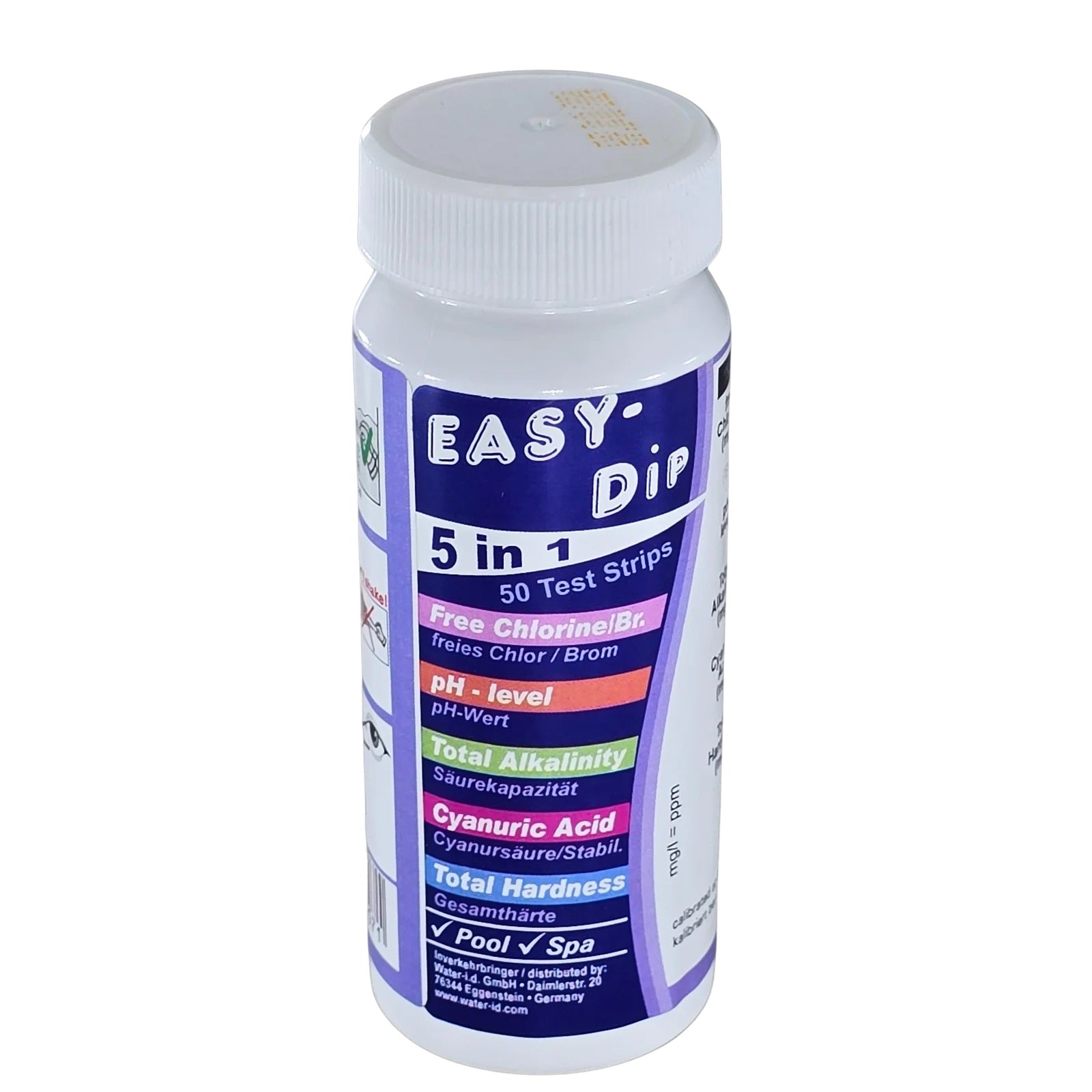 Test trakice 5u1 Cl/pH/Alk/TH/CYS 50/1