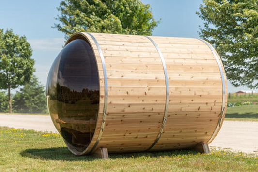 Sauna Barrel Panorama 1800