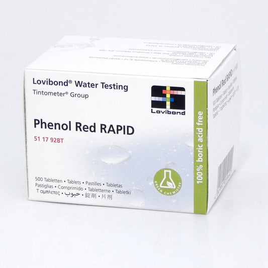 Phenolred tablete 500/1 za Pooltester