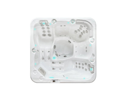 Passion Spas Relax prostrana hidromasažna kada 5 osoba Sterling White / Grey