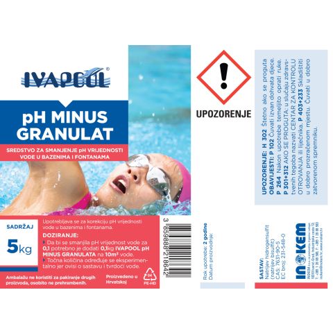 Ivapool pH minus granulat 5 kg