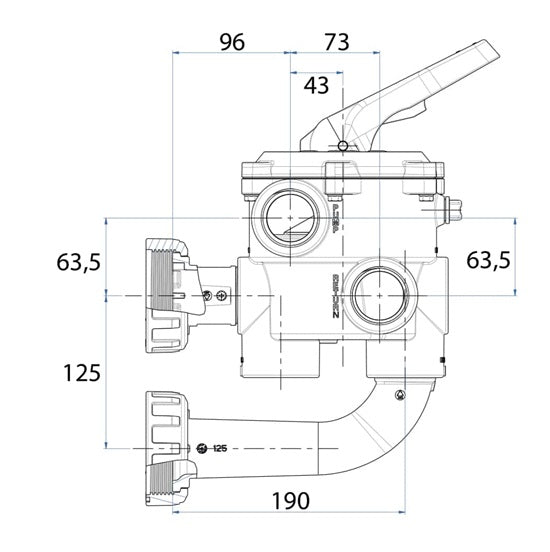 Višeputni ventil  1 1/2''
