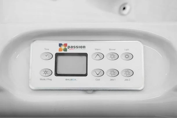 Passion Spas Relax prostrana hidromasažna kada 5 osoba Sterling White / Grey