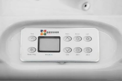 Passion Spas Relax prostrana hidromasažna kada 5 osoba Sterling White / Grey
