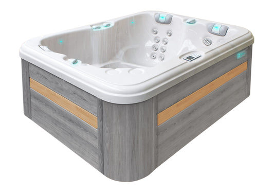 Hidromasažna kada Renew - Sterling White with Grey